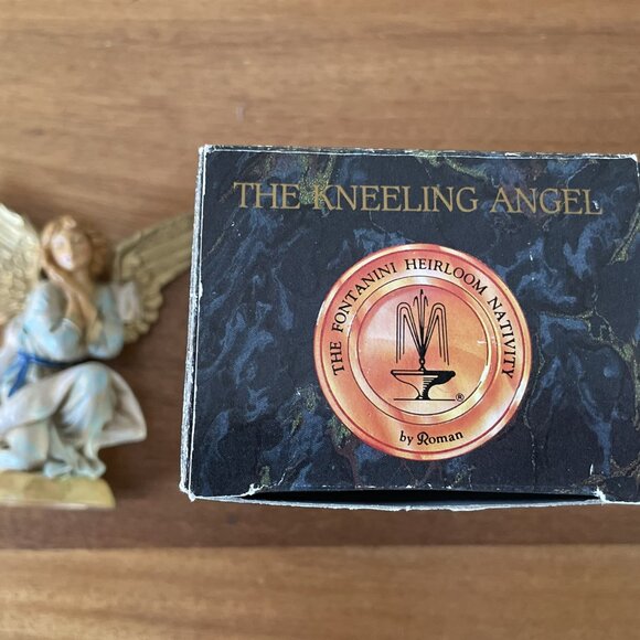 Fontanini Kneeling Angel 72518 Nativity Stable Heirloom figurine 5" Italy 1994 - Picture 12 of 12